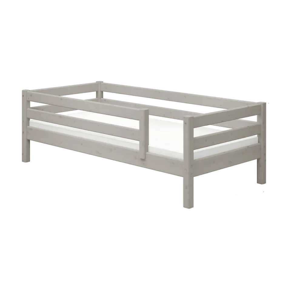 flexa-classic-einzelbett-mit-absturzsicherung-90x200-cm-grau-2 image 1