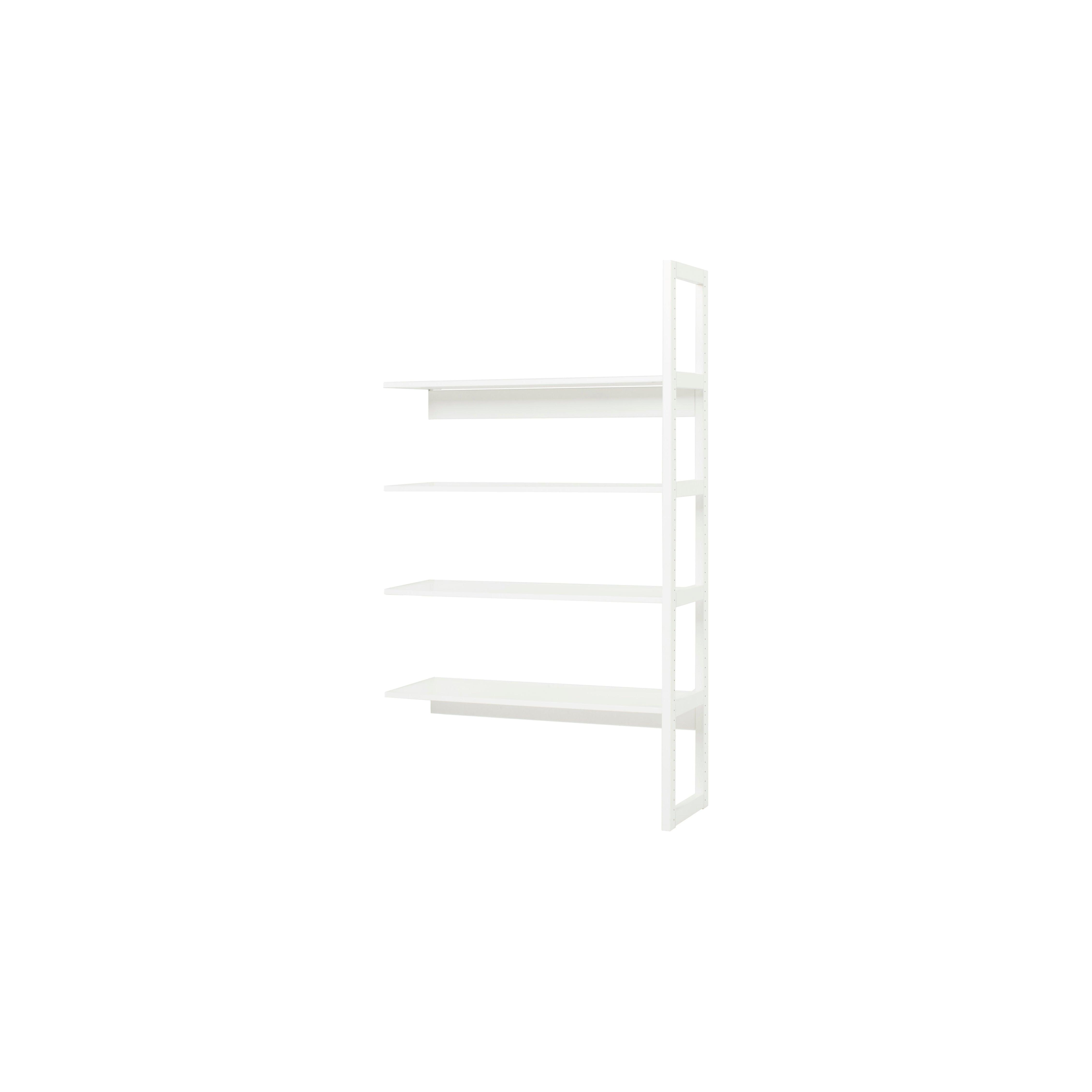 hoppekids-storey-halbe-sektion-mit-4-regalen-80-cm-wei image 5