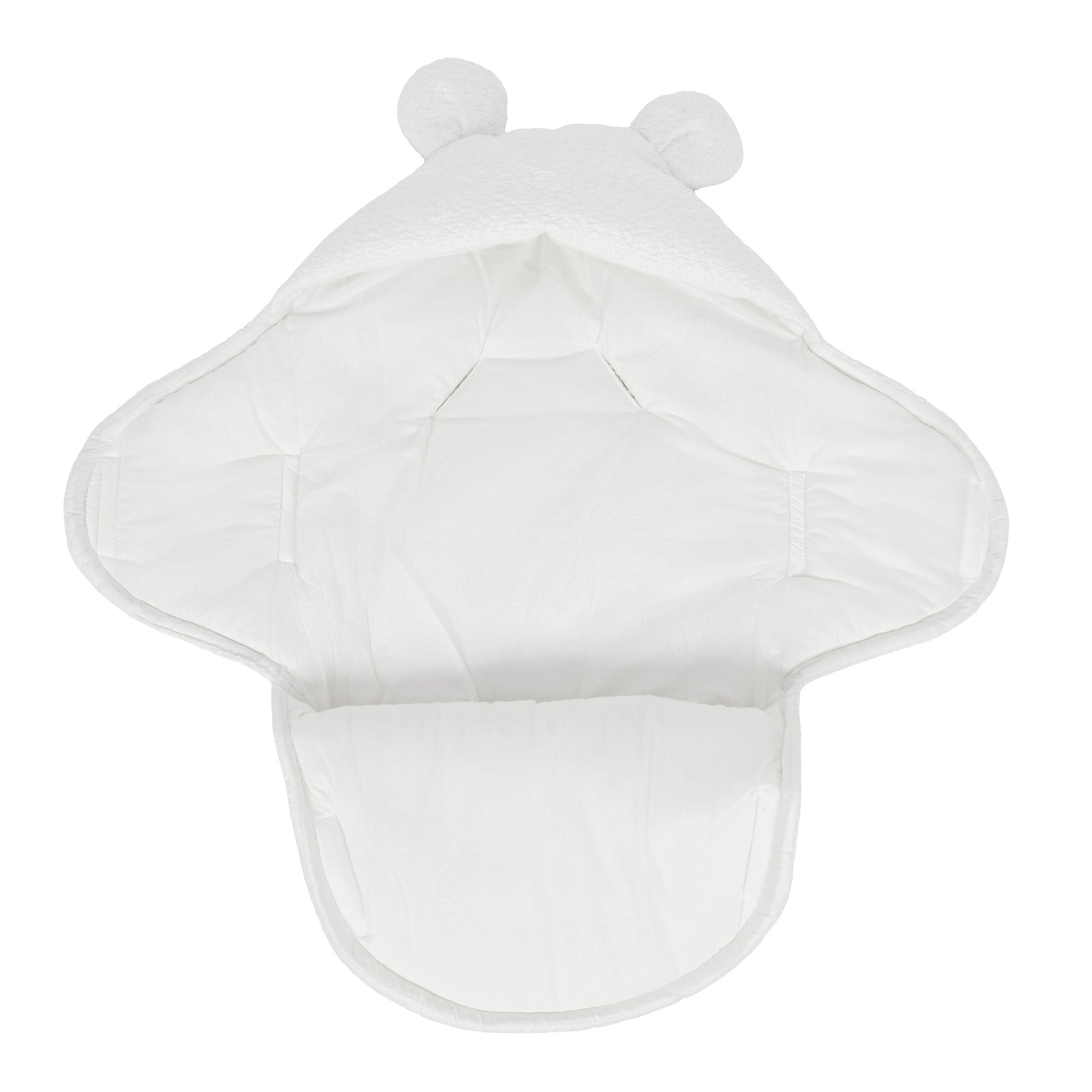 meowbaby-einschlagdecke-mit-teddyohren-boucl-creme-wei-pucktuch image 4