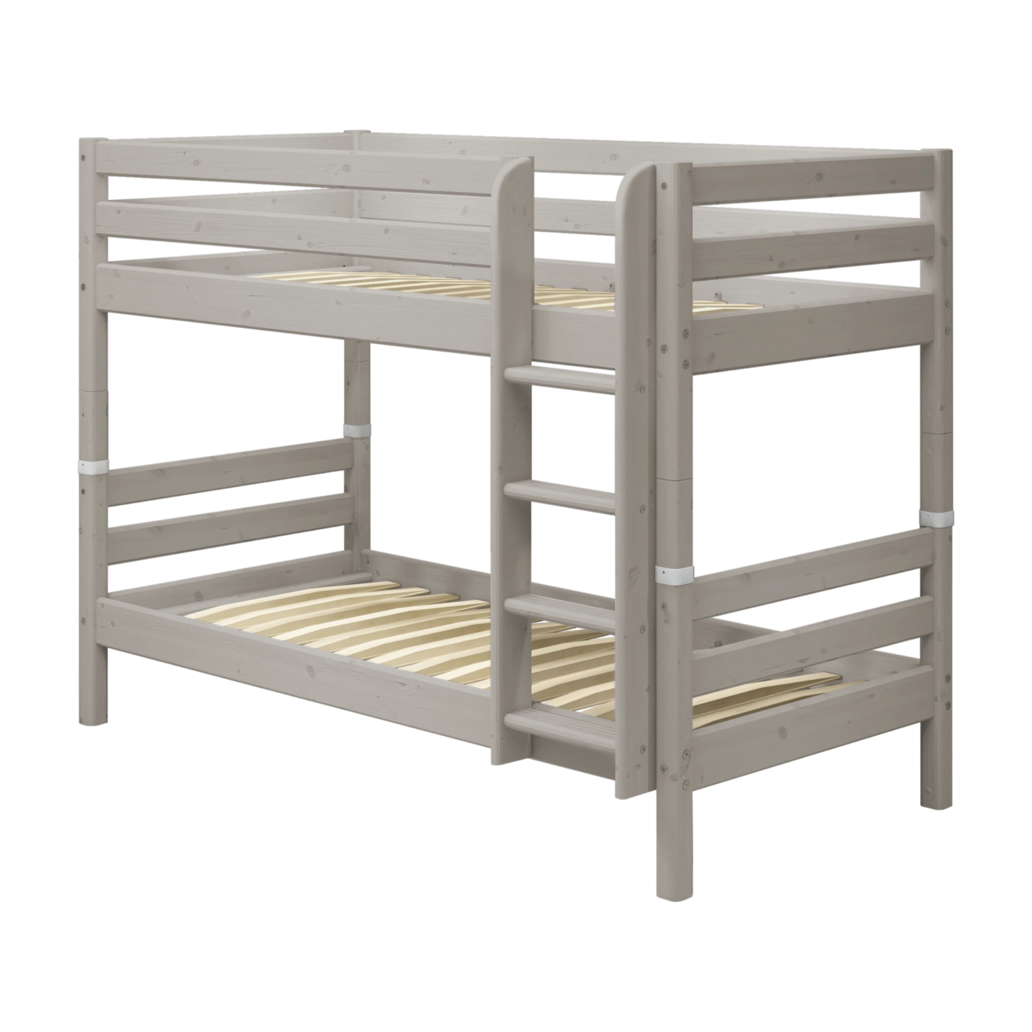 flexa-leiter-und-pfosten-f-r-classic-etagenbett-154-cm-grau-massiv-kiefer image 2