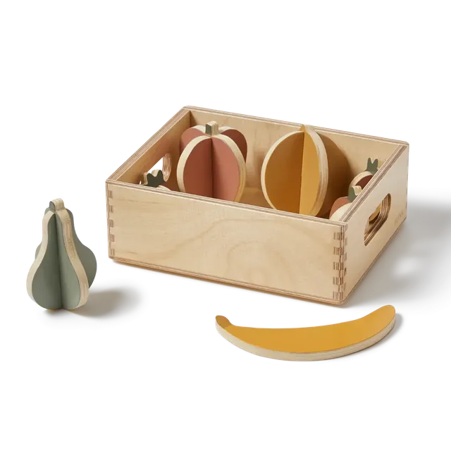 flexa-fr-chte-holzspielzeug-set-f-r-spielk-che image 1