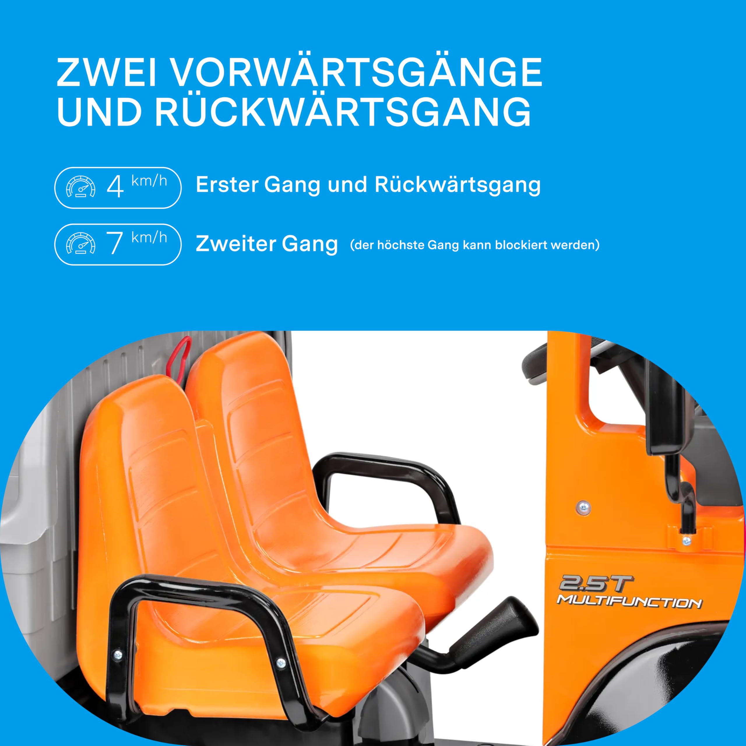 peg-perego-taurus-elektro-nutzfahrzeug-12v-2-sitzer-muldenkipper-f-r-kinder image 5