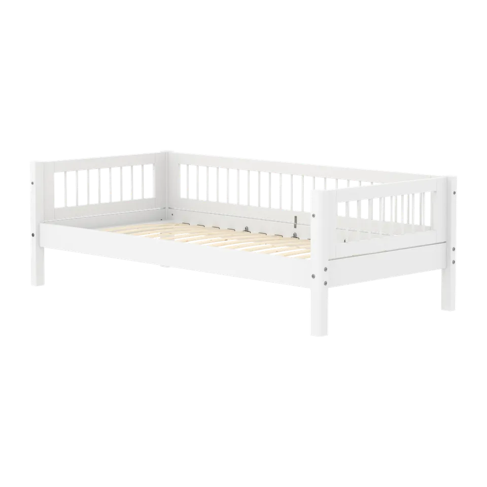 flexa-white-einzelbett-mit-crossbars-und-absturzsicherung-90x200-cm-wei-2 image 1