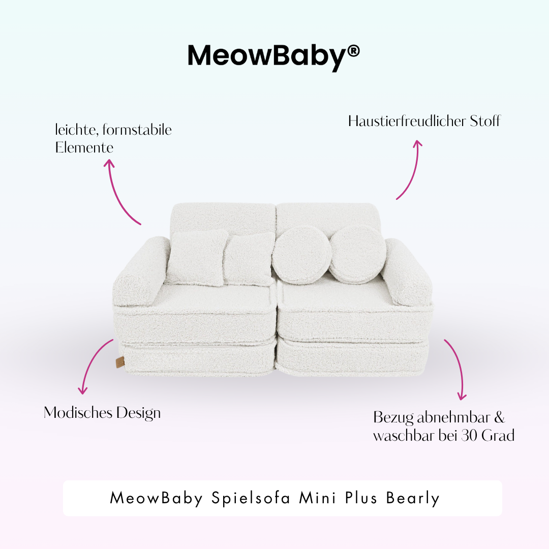 meowbaby-spielsofa-mini-plus-bearly-soft-teddy-edition-spielsofa-120x60x50-cm image 2