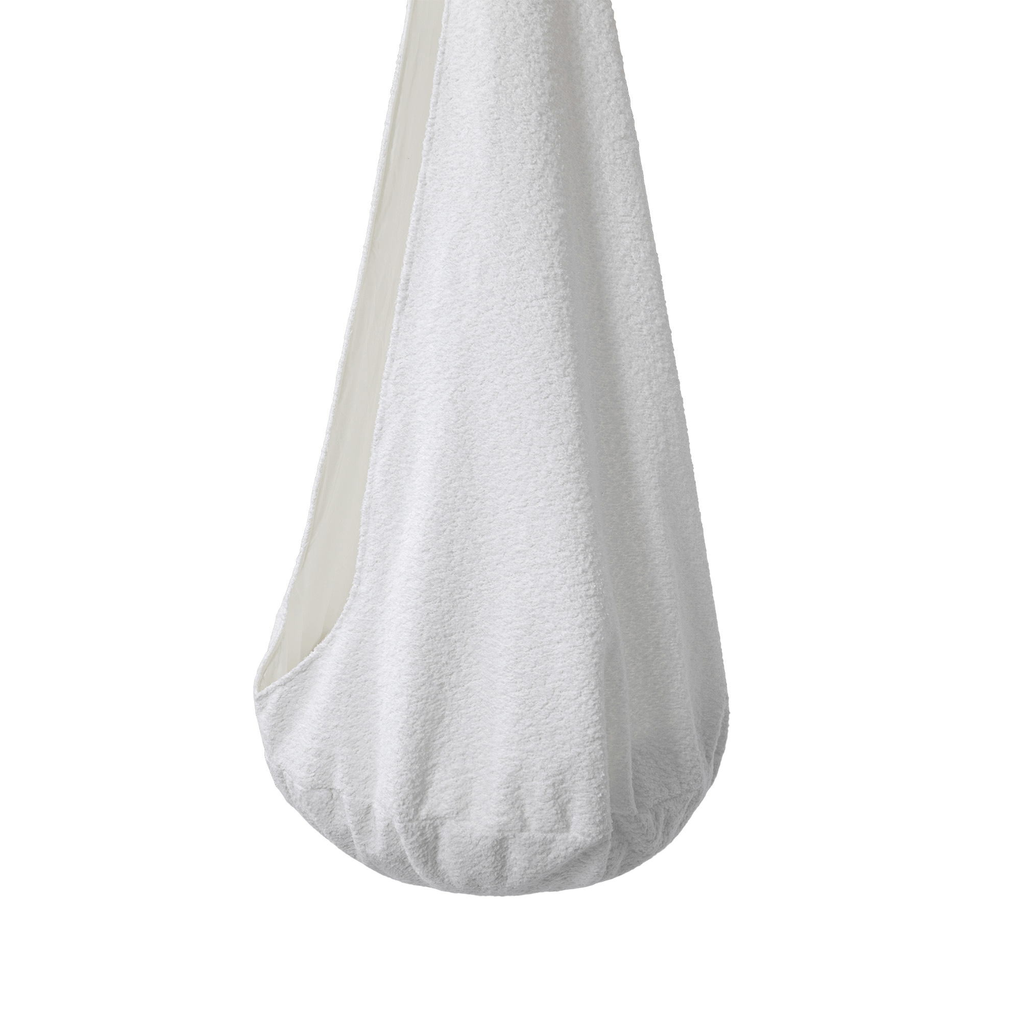 meowbaby-h-ngesessel-cocoon-boucl-creme-wei-mit-kissen image 7