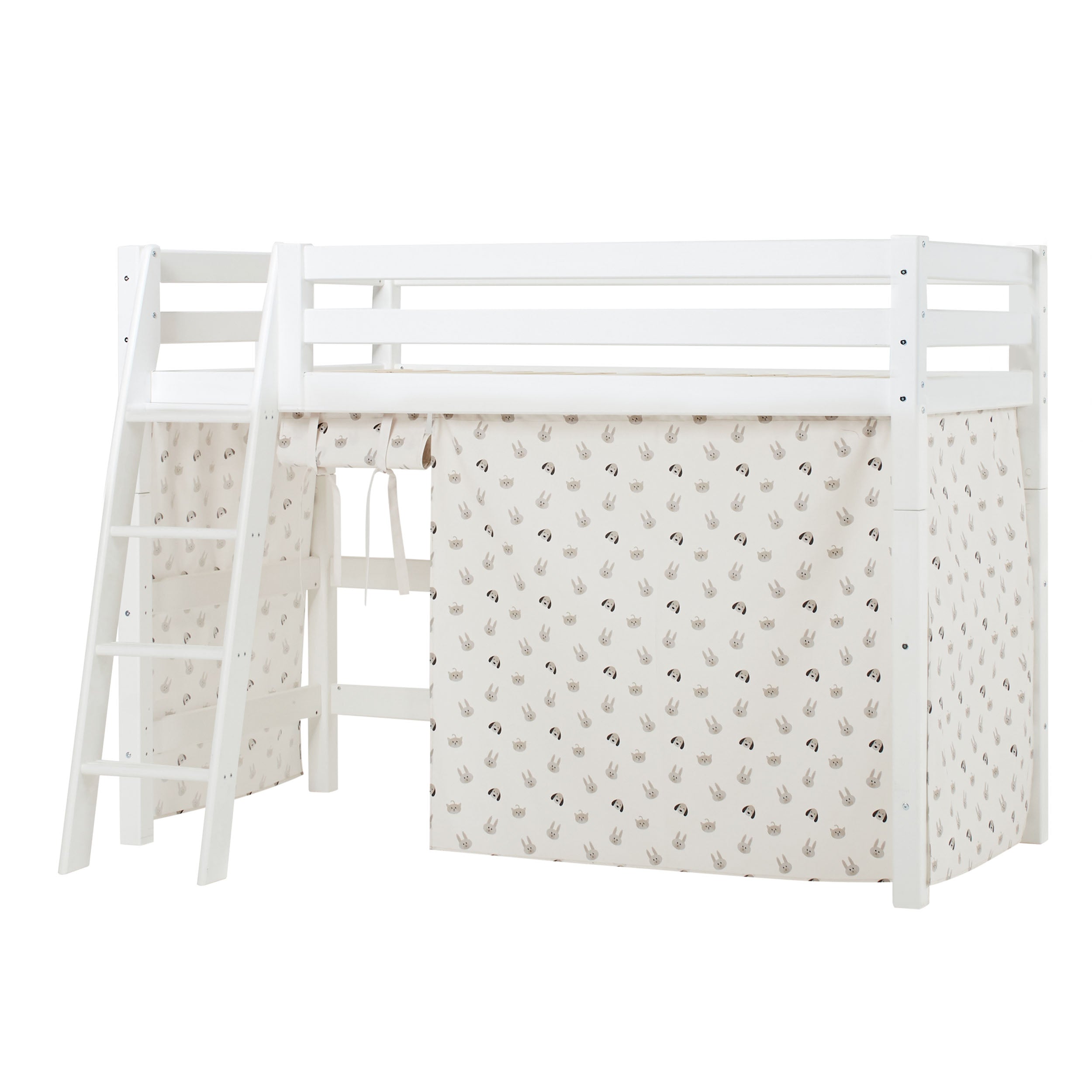 hoppekids-eco-luxury-mittelhohes-bett-90x200-mit-pets-pristine-bettvorhang image 8