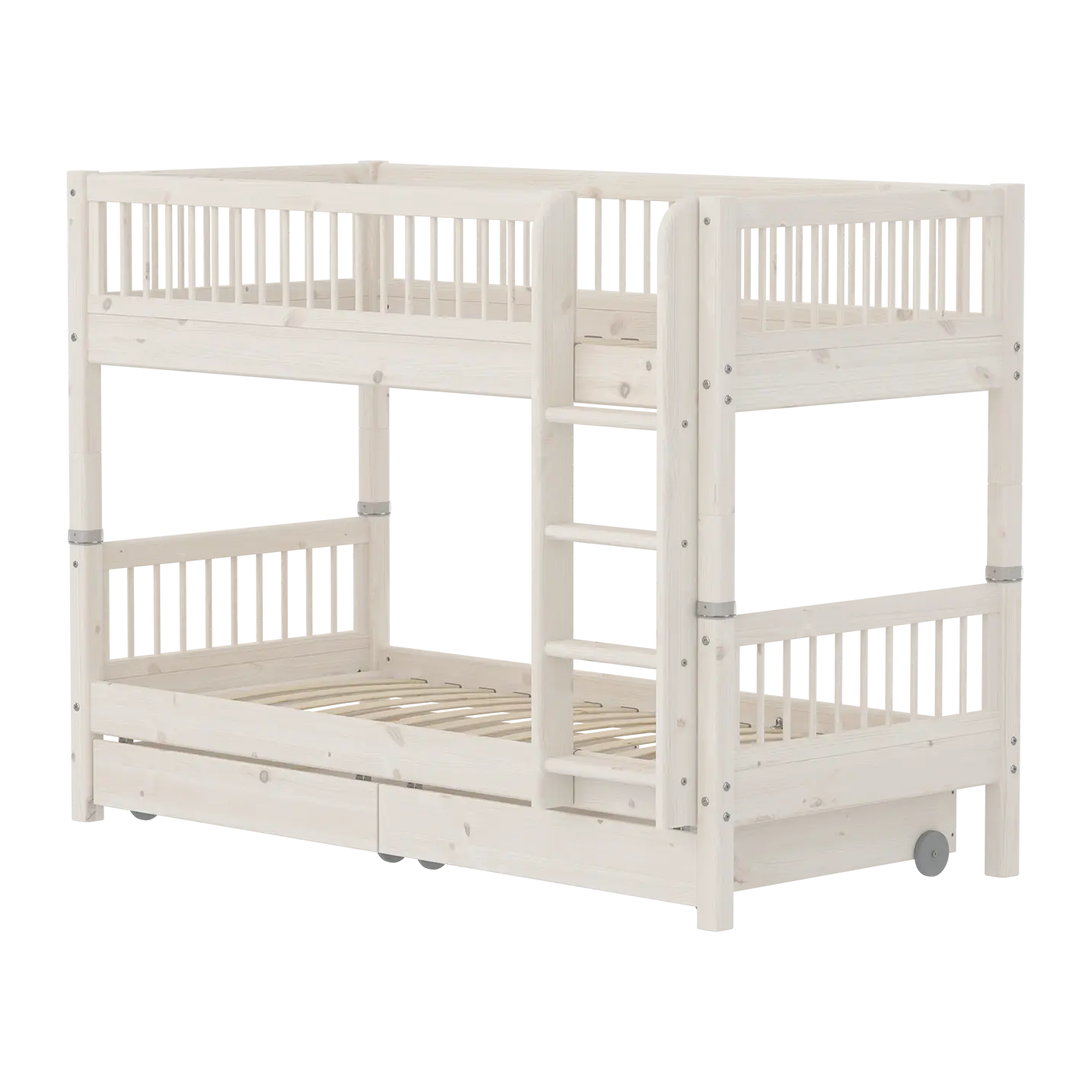 flexa-classic-etagenbett-90x200-cm-mit-schubladen-und-absturzsicherung-wei-154-c image 1