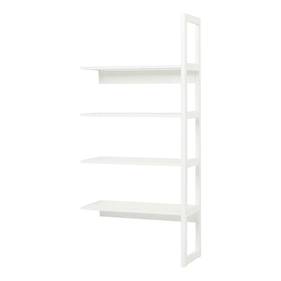 hoppekids-storey-halbe-sektion-mit-4-regalen-80-cm-wei image 1
