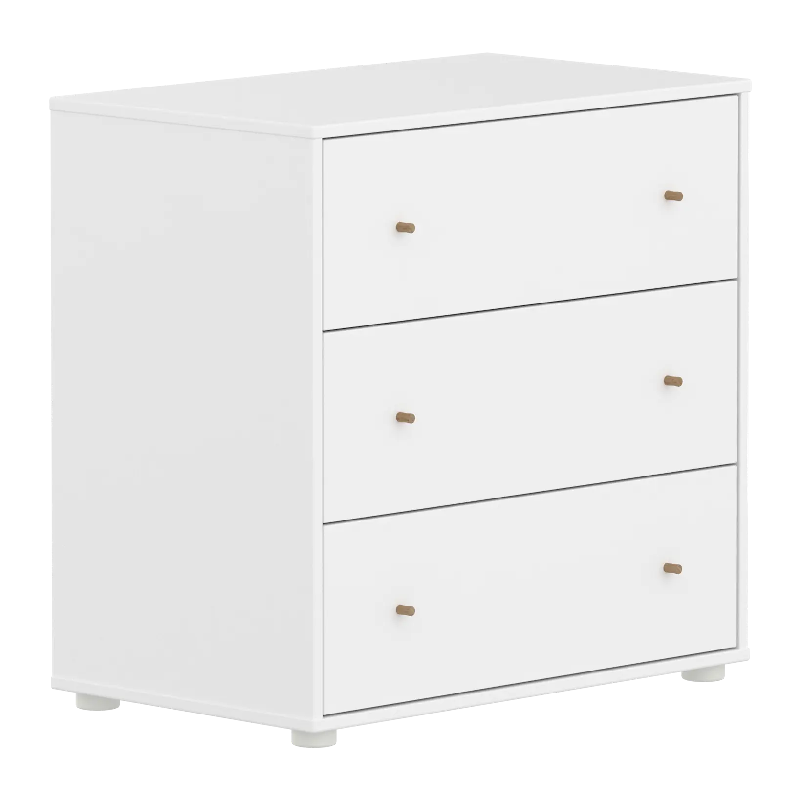 flexa-saga-kommode-3-schubladen-griffe-in-eiche-wei image 4