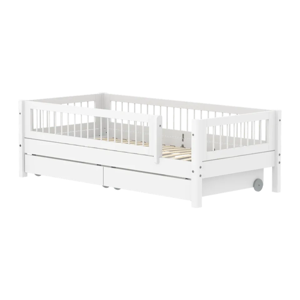 flexa-white-einzelbett-daybed-mit-crossbars-und-stauraum-90x200-cm-wei image 1