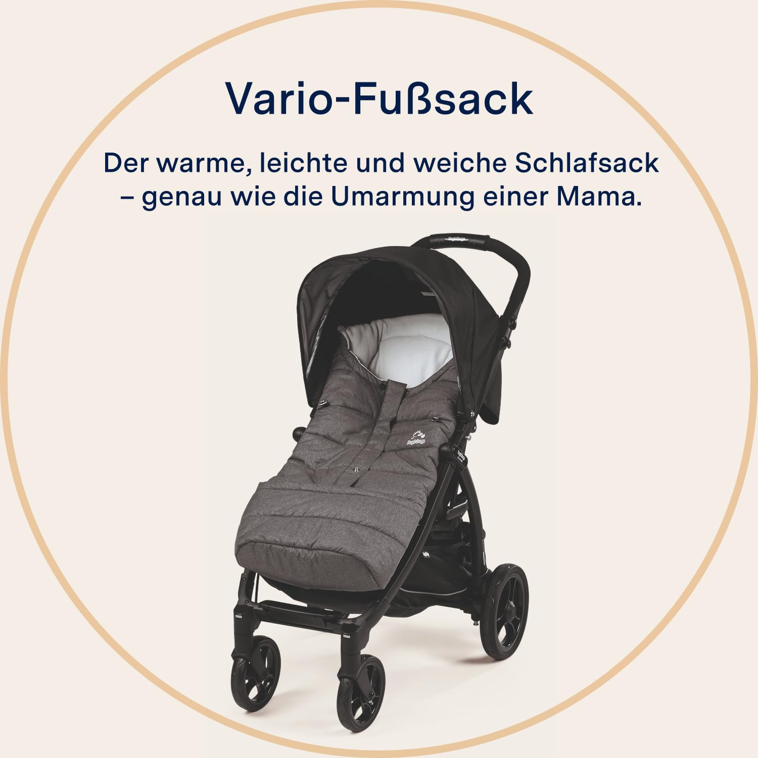 peg-perego-vario-fu-sack-universal-grau image 2