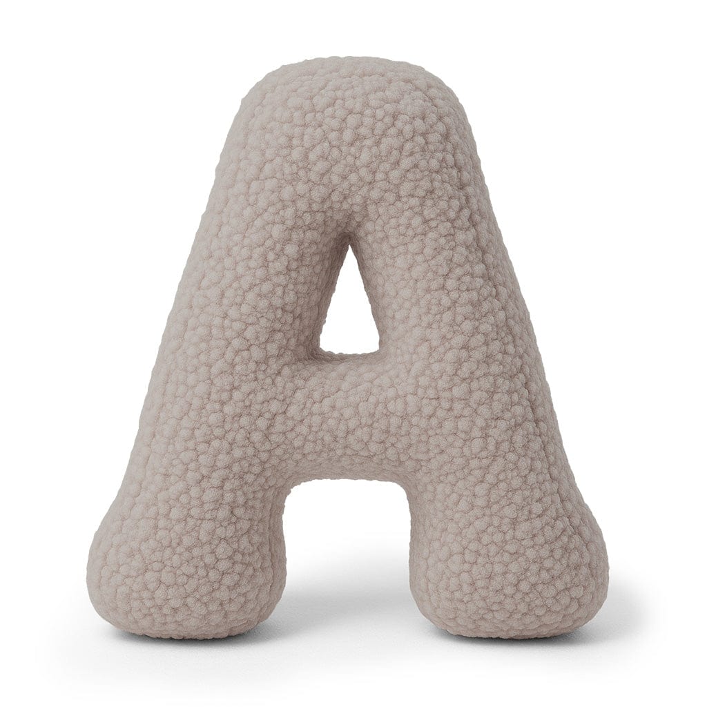 meowbaby-buchstaben-kissen-bearly-taupe-40-cm image 1