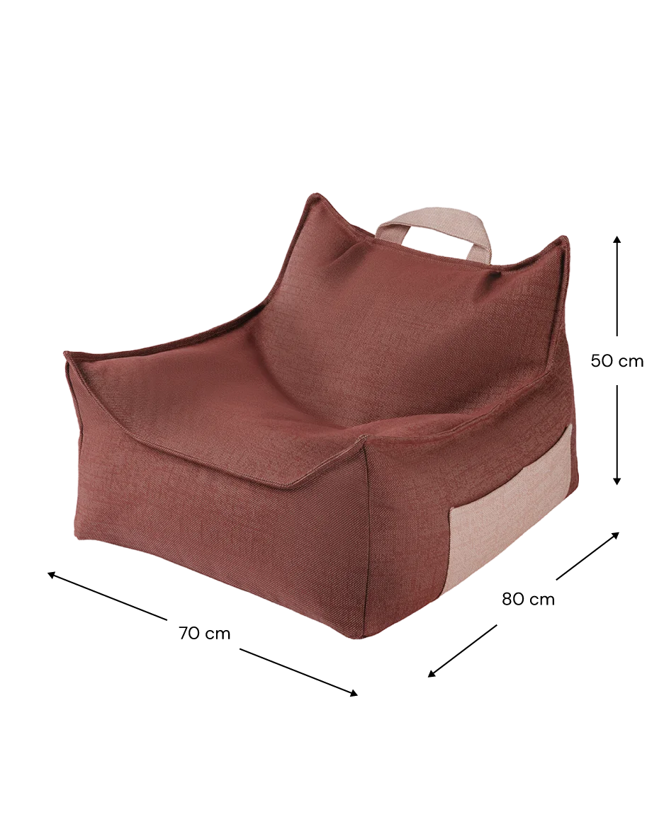 wigiwama-outdoor-sitzsack-hocker-set-pomegranate image 6