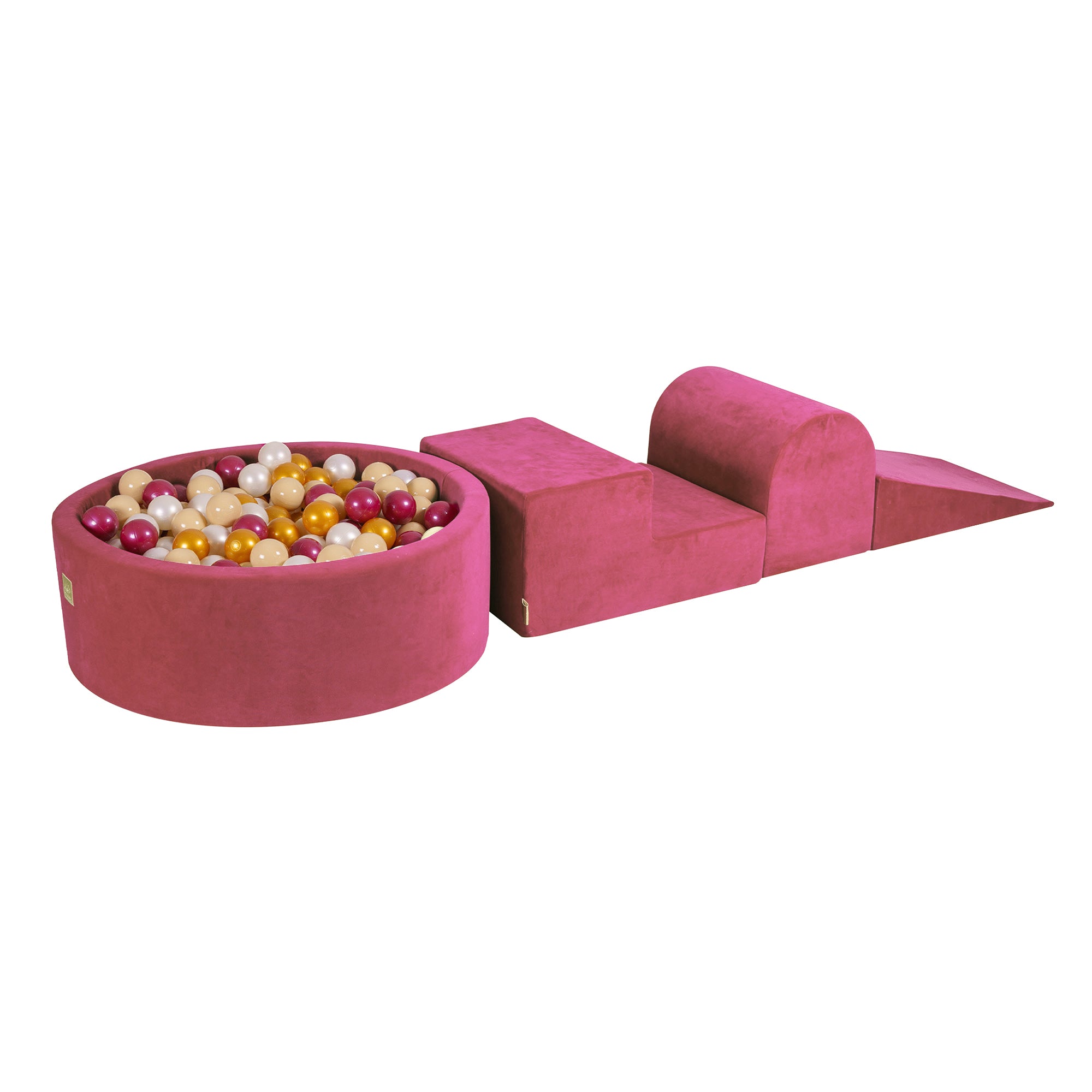 meowbaby-schaumspielset-velvet-mit-b-llebad-3-elemente-200-b-lle image 5