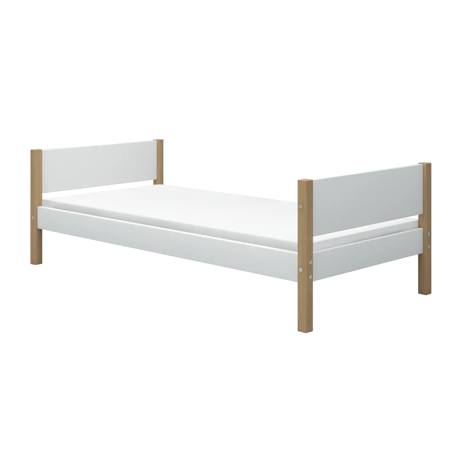 flexa-nor-einzelbett-90x200-cm-wei-eiche image 1