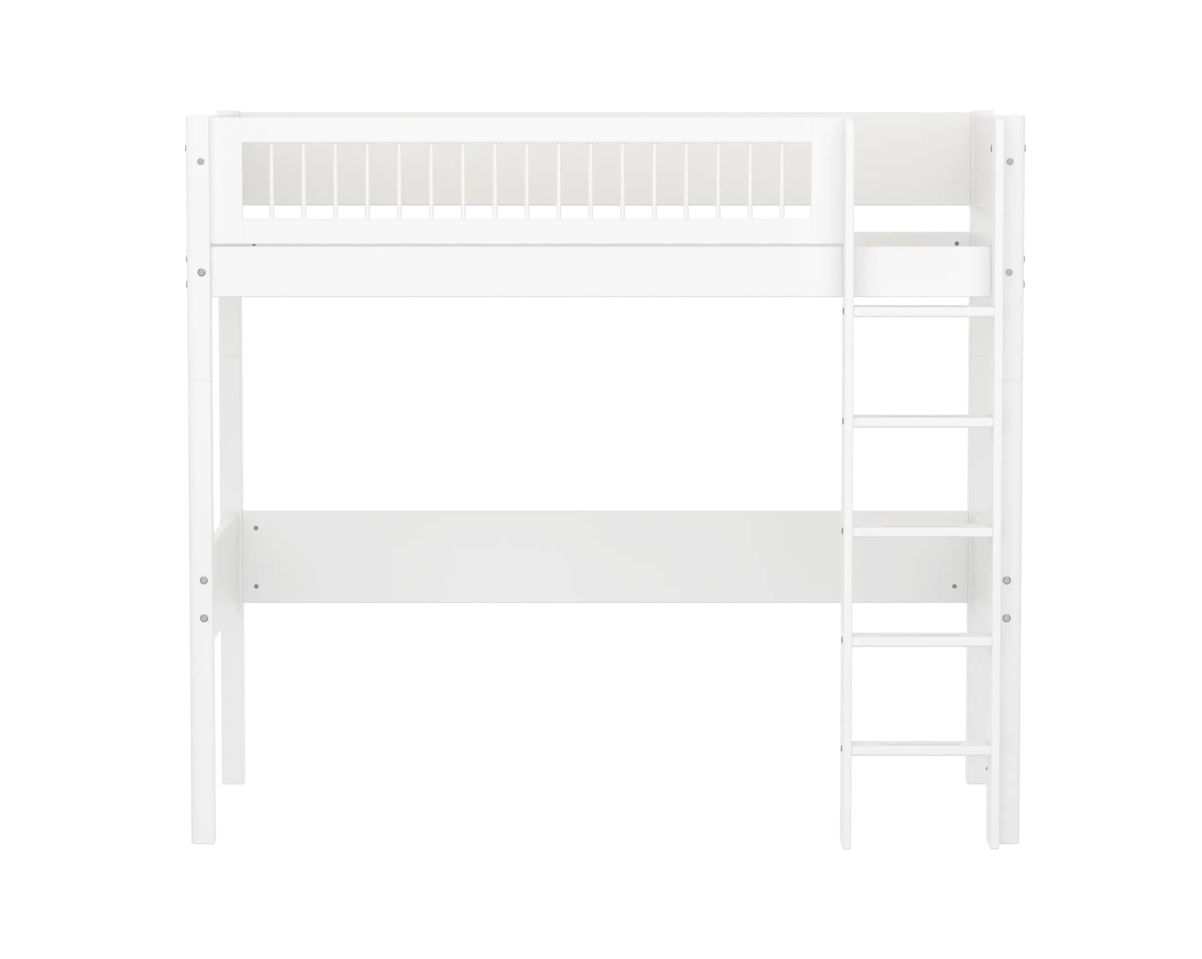 flexa-white-hochbett-184-cm-mit-leiter-und-absturzsicherung-90x200-cm-wei image 3