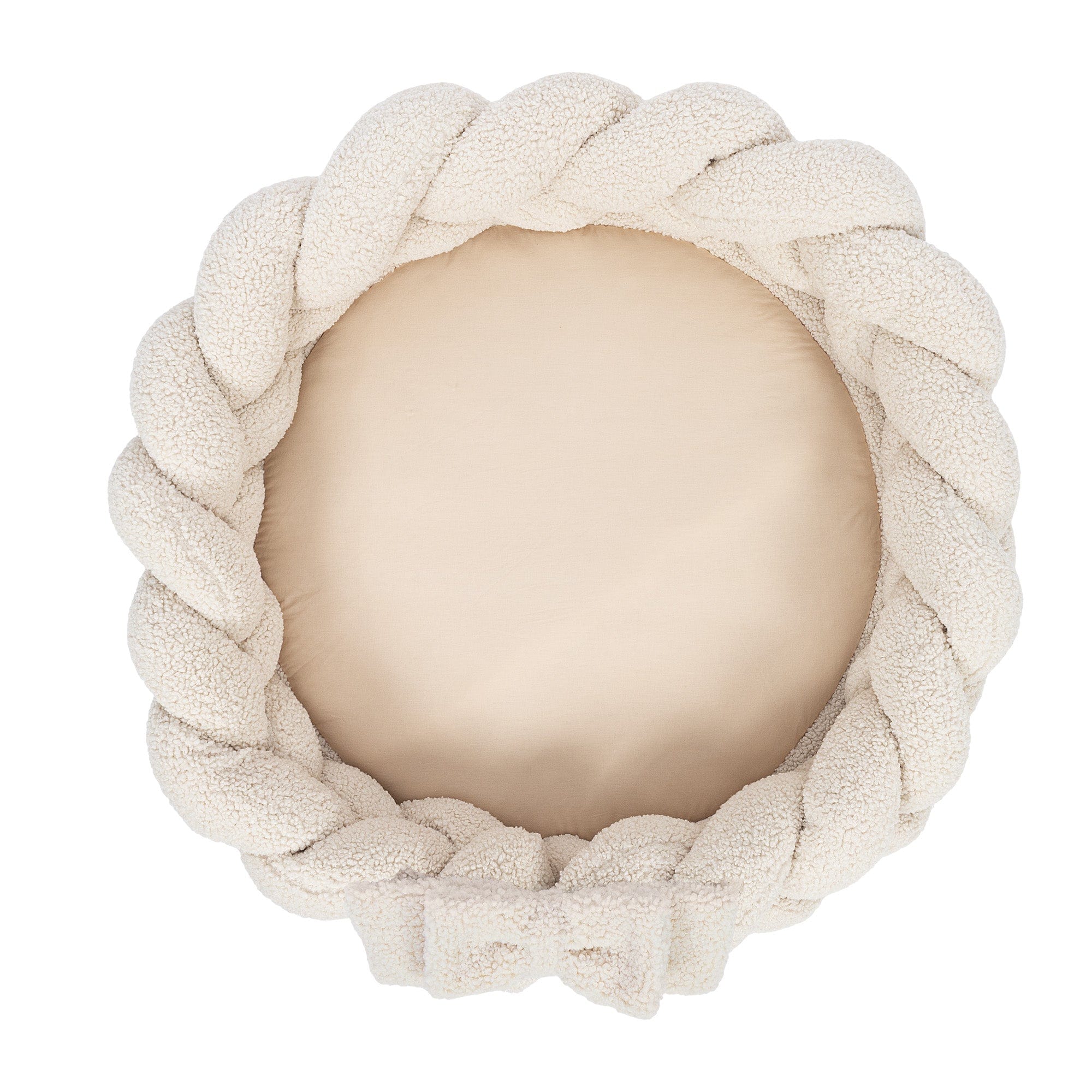 meowbaby-babynestchen-bearly-mit-spielmatte-bettumrandung-schleife image 4