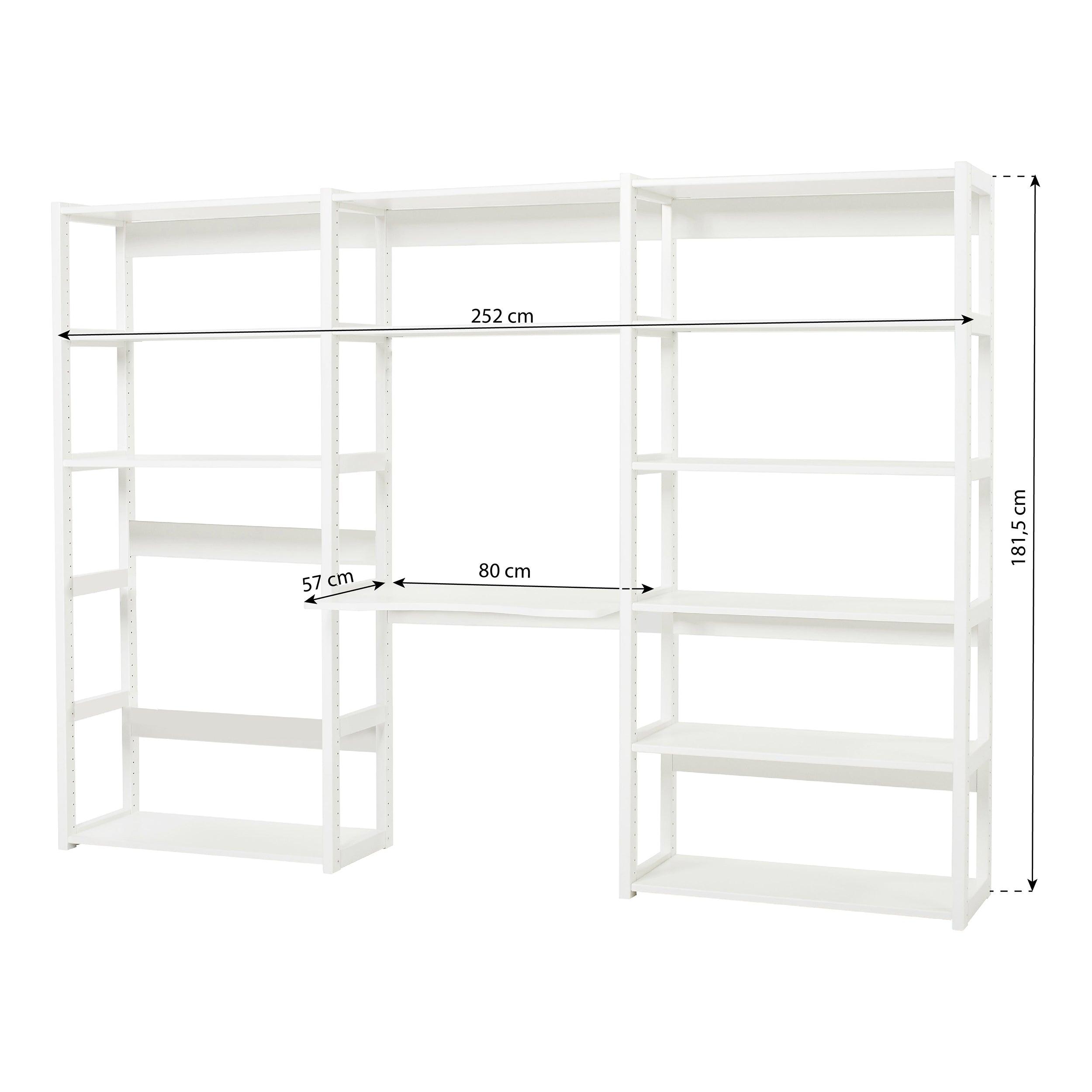 hoppekids-storey-regal-3-sektionen-12-b-den-mit-schreibtischplatte-80-cm-wei image 4