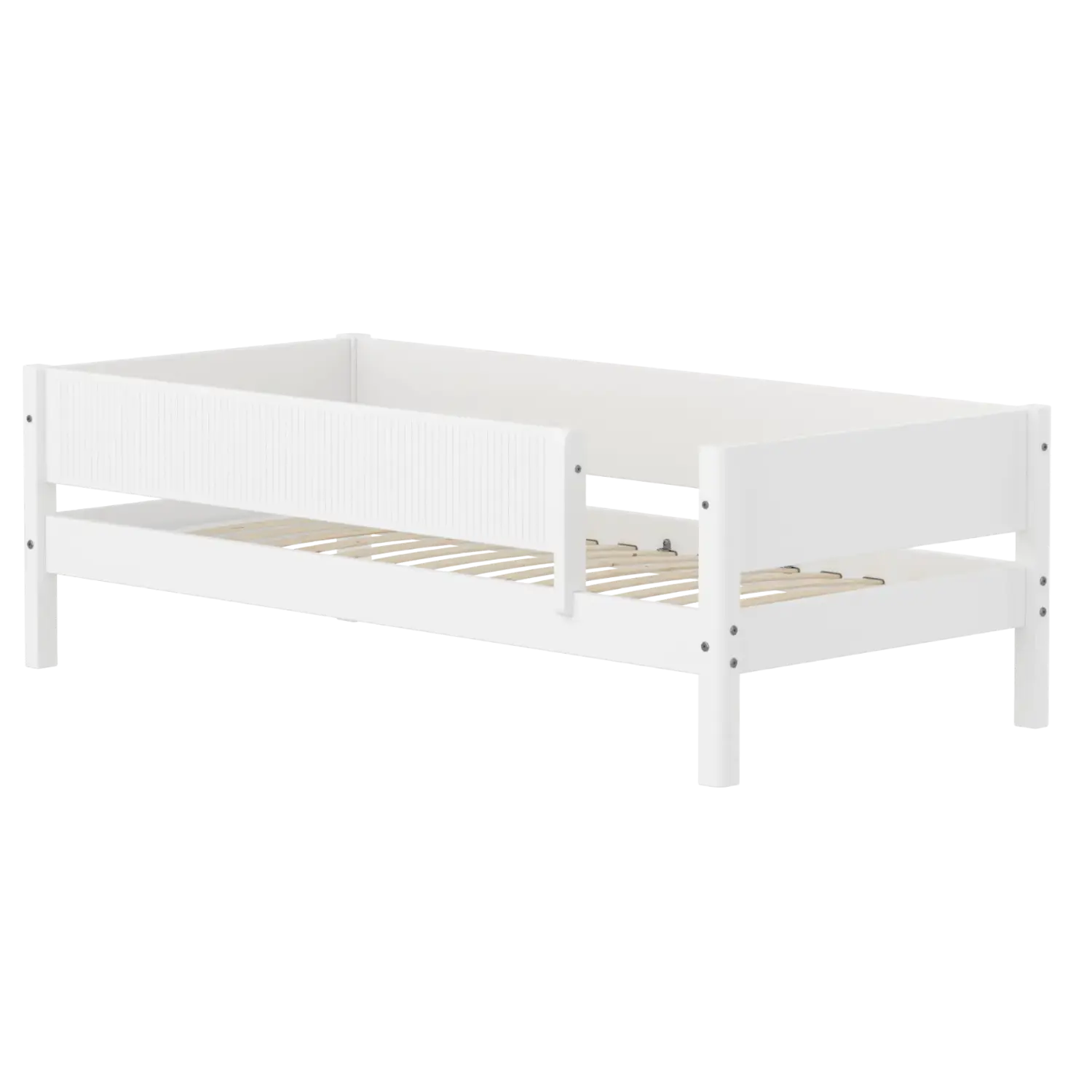 flexa-white-einzelbett-mit-absturzsicherung-90x200-cm-wei image 1