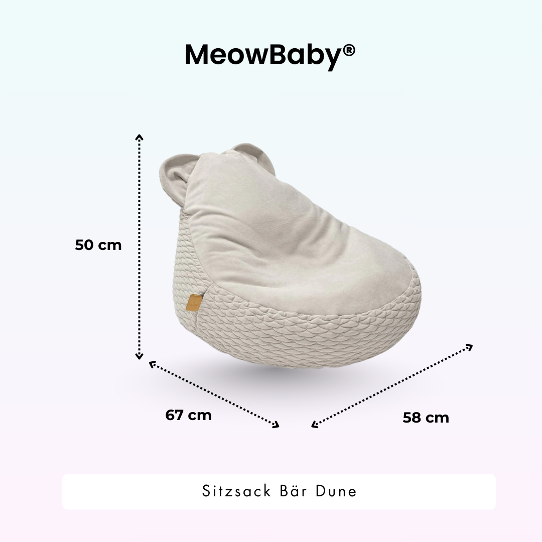 meowbaby-kinderessel-dune-b-ren-sitzsack-sako-bag-sand image 4