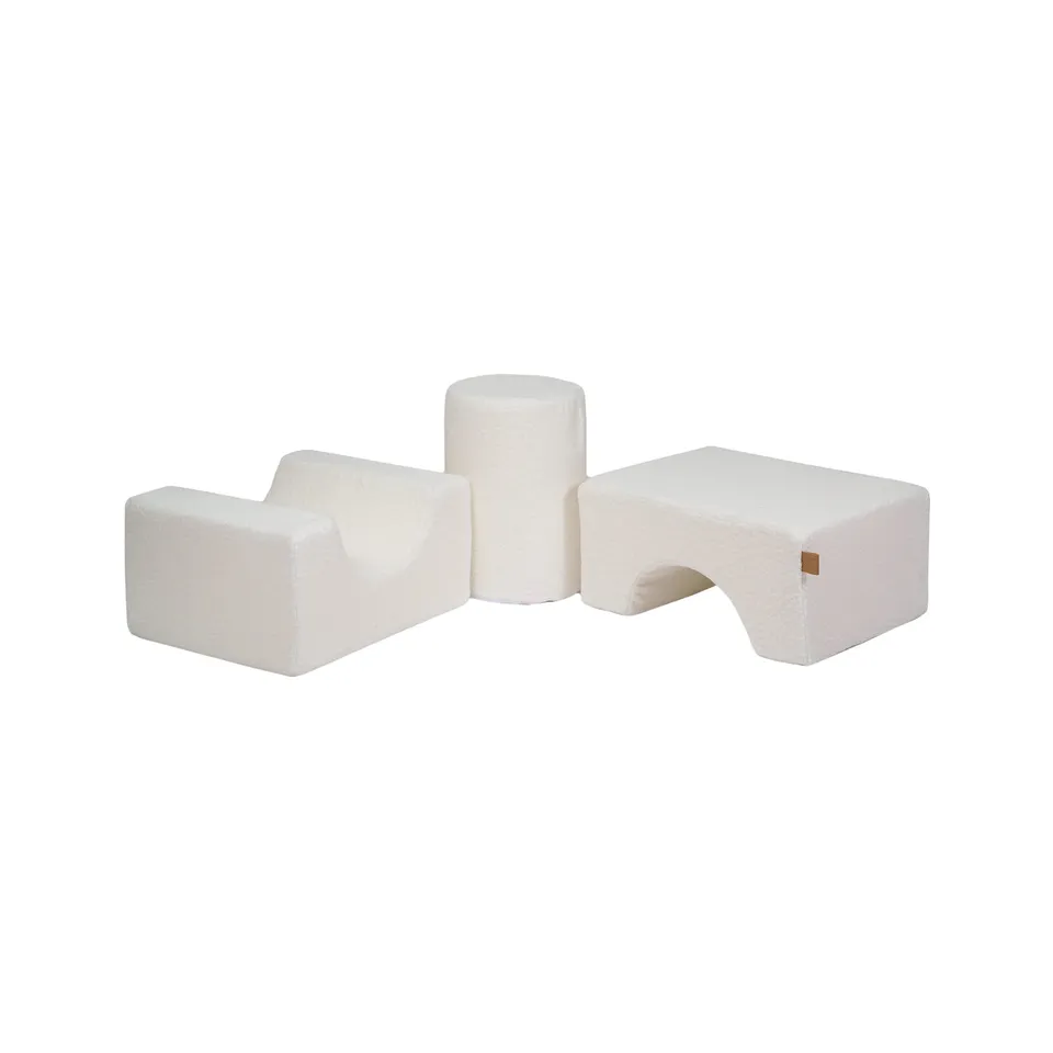 meowbaby-shape-set-boucl-3-elemente-creme-weiss image 1