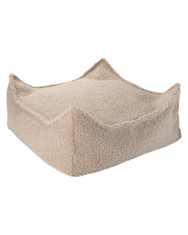 wigiwama-square-ottoman-kinder-hocker-aus-teddy-biscuit image 1