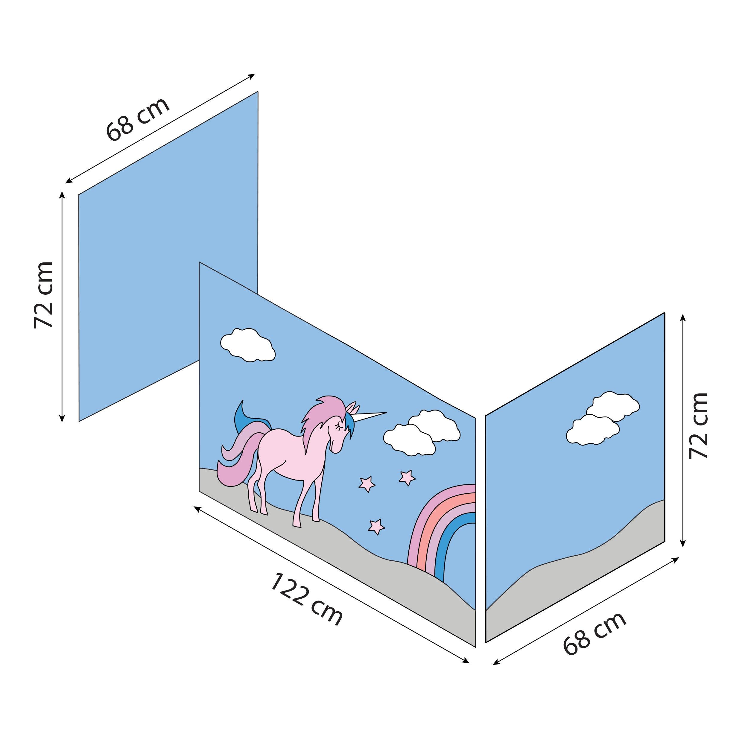 hoppekids-unicorn-bettvorhang image 4