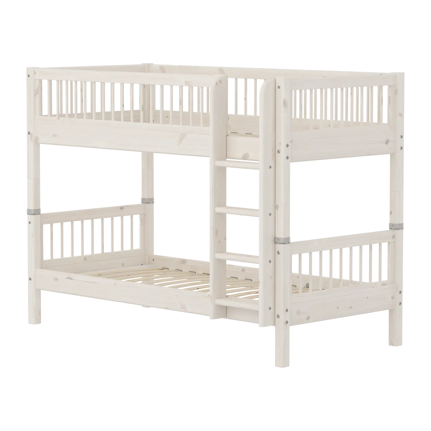 flexa-classic-etagenbett-90x200-cm-mit-leiter-und-absturzsicherung-hoch-154-cm-w image 1