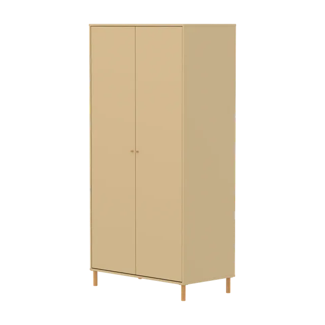flexa-saga-kleiderschrank-2-t-ren-eichenf-e-und-griffe-oat image 1