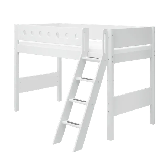 flexa-white-halbhohes-hochbett-143-cm-mit-schr-gleiter-und-absturzsicherung-90x2 image 1
