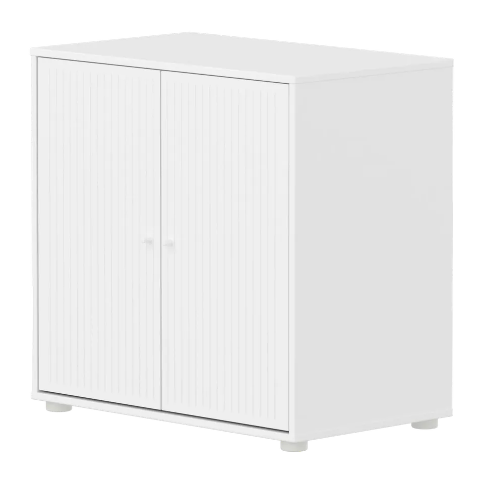 flexa-saga-schrank-2-t-ren-mit-rillen-wei image 1