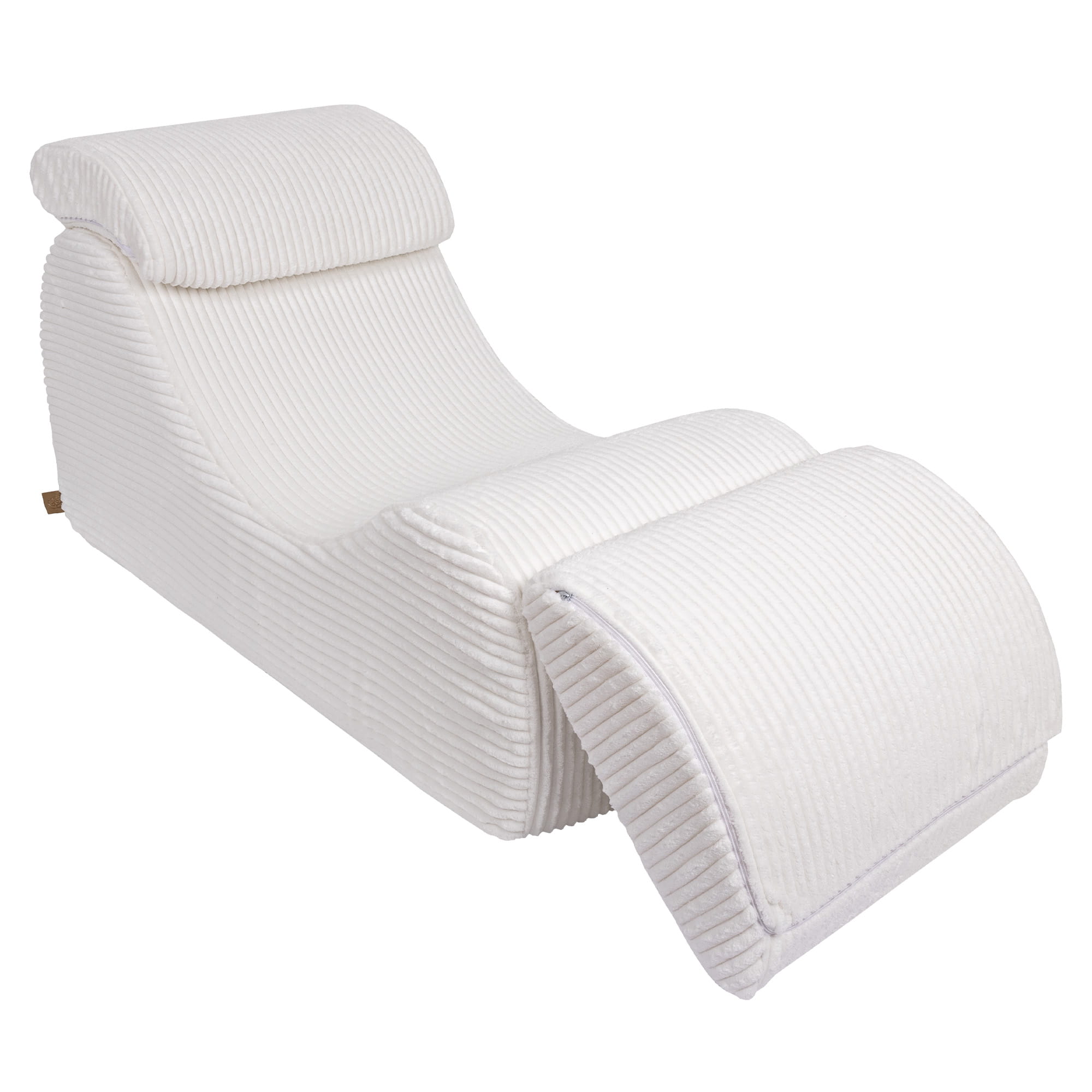 meowbaby-sitzsack-wave-lounger-churro-creme-wei-designer-lounge-sessel image 7