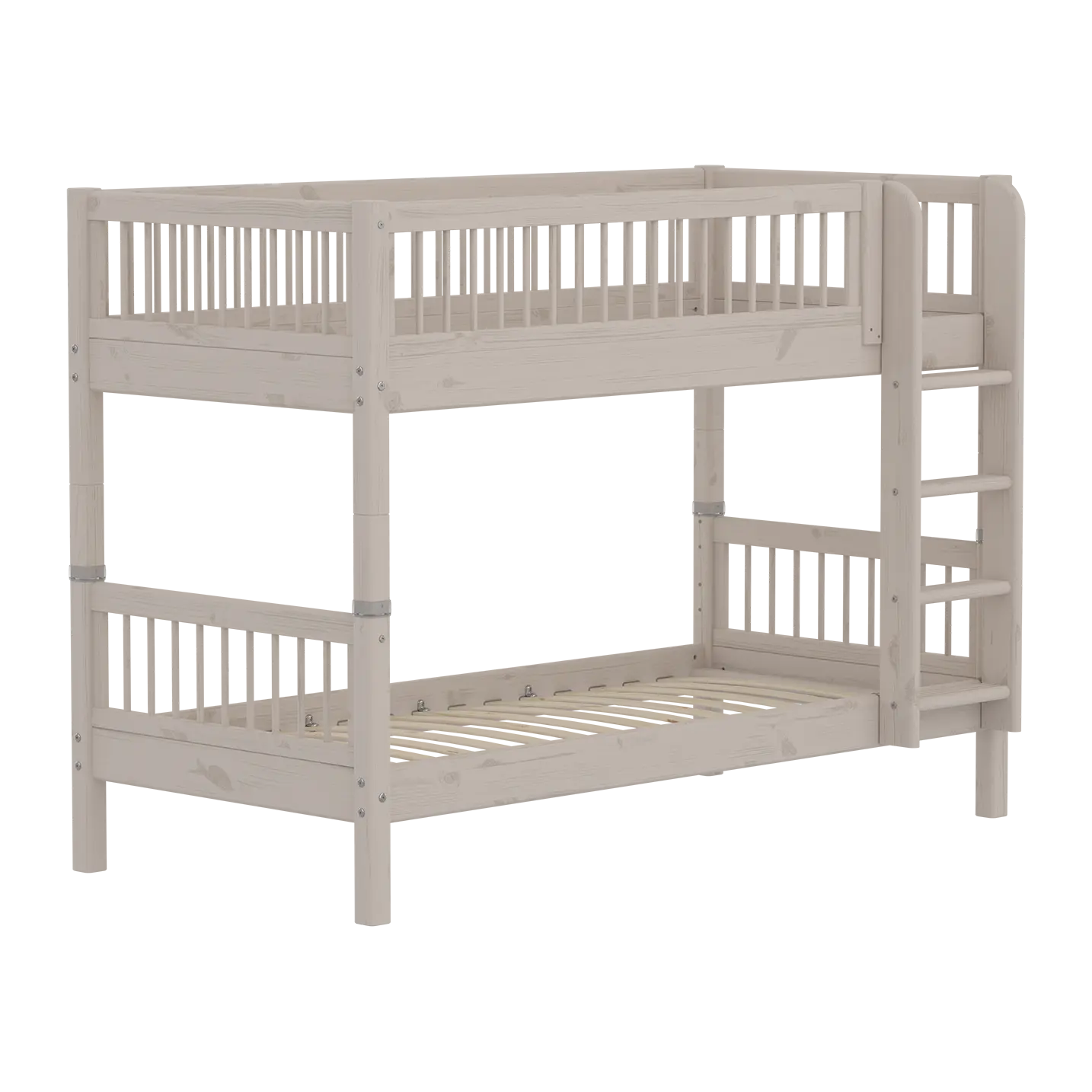 flexa-classic-etagenbett-90x200-cm-mit-leiter-und-absturzsicherung-grau image 3