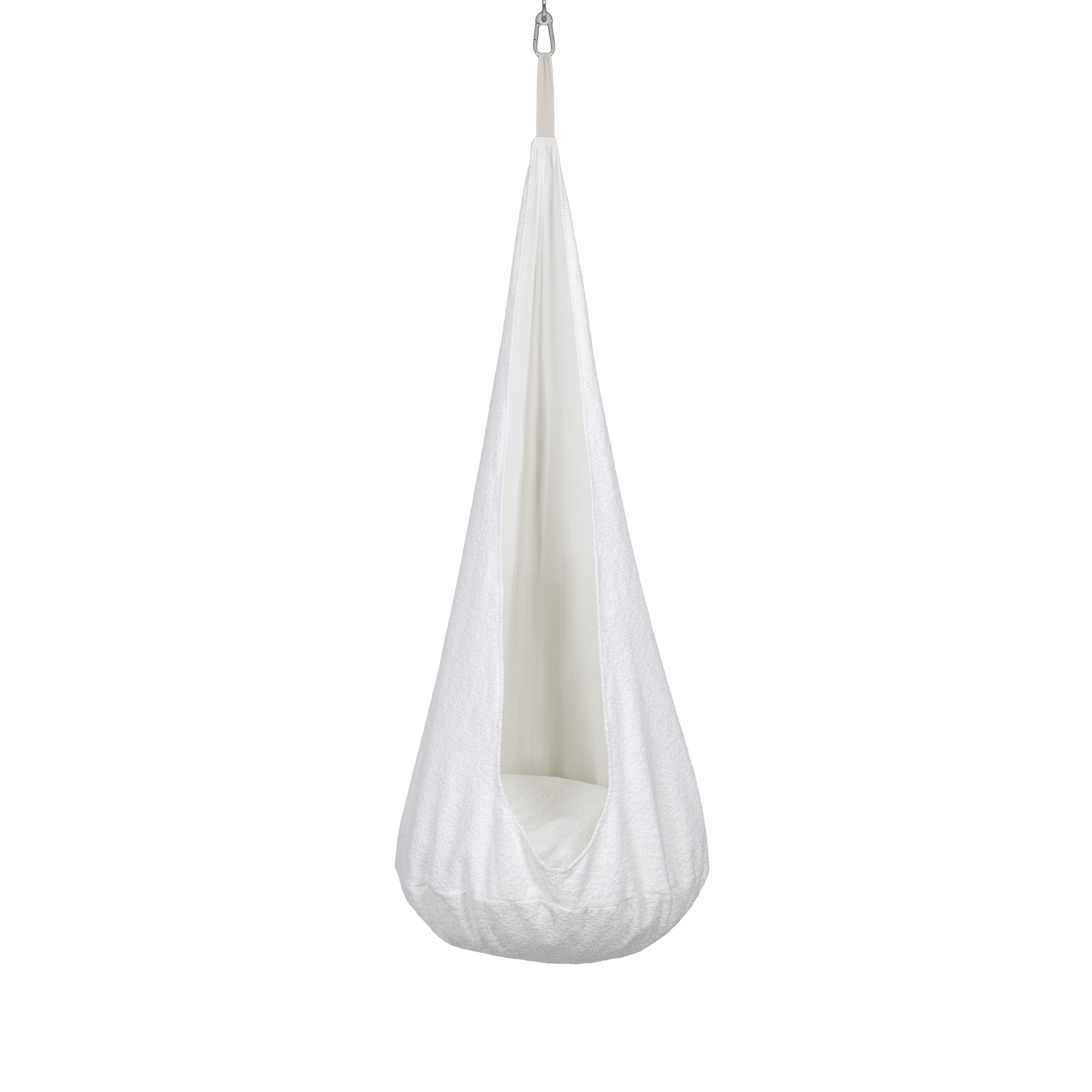 meowbaby-h-ngesessel-cocoon-boucl-creme-wei-mit-kissen image 1