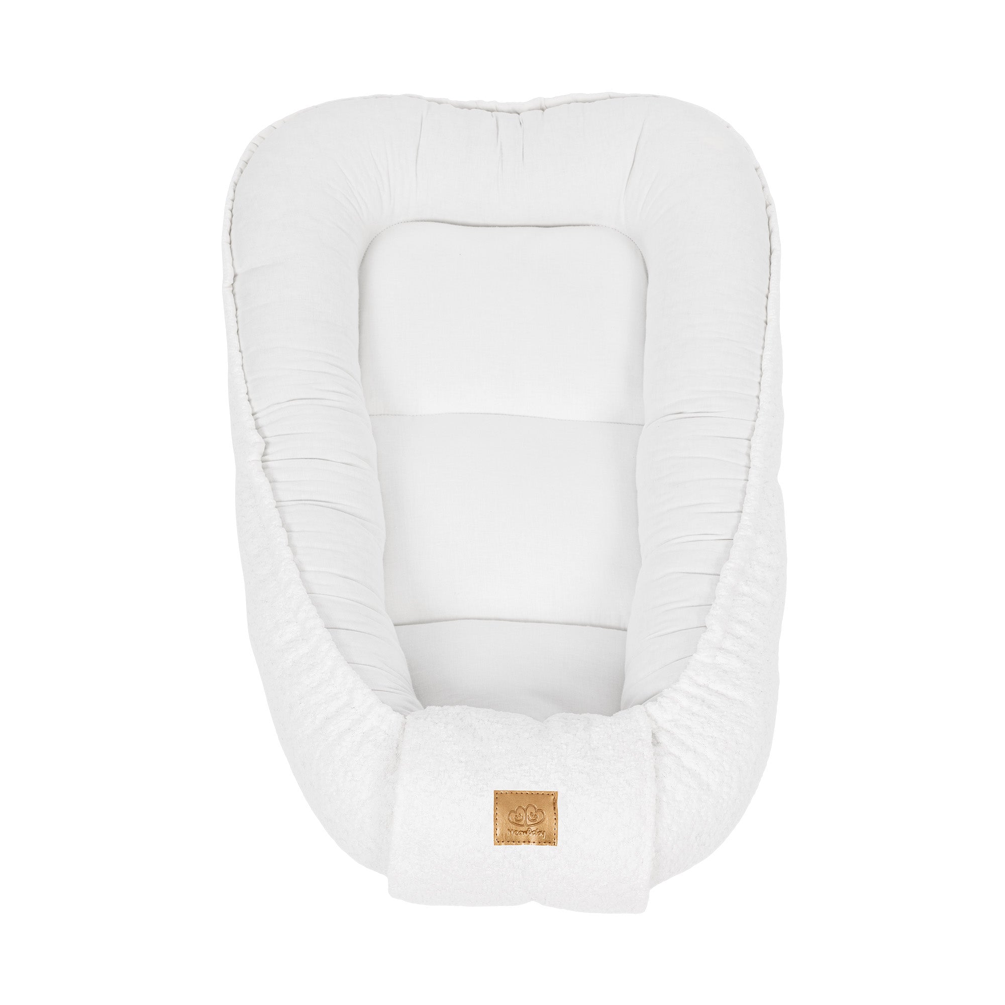 meowbaby-babynestchen-f-r-neugeborene-boucl-creme-wei image 3