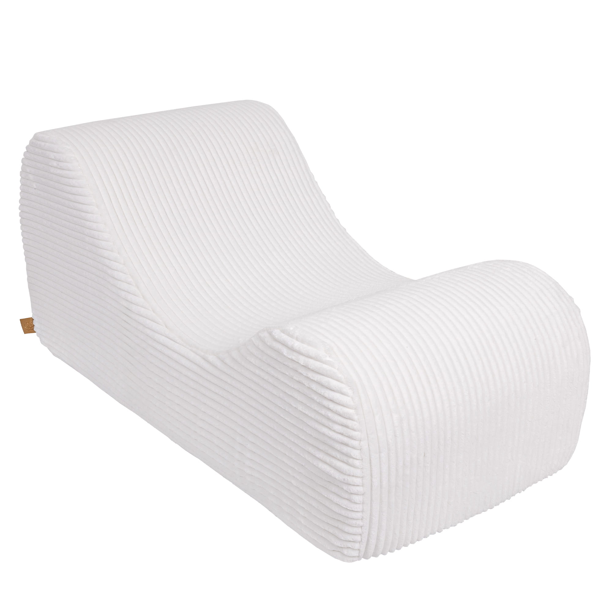 meowbaby-sitzsack-wave-lounger-churro-creme-wei-designer-lounge-sessel image 3
