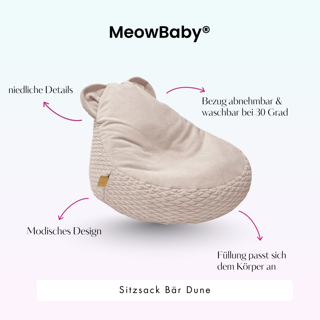 meowbaby-kinderessel-dune-b-ren-sitzsack-sako-bag-sand image 8