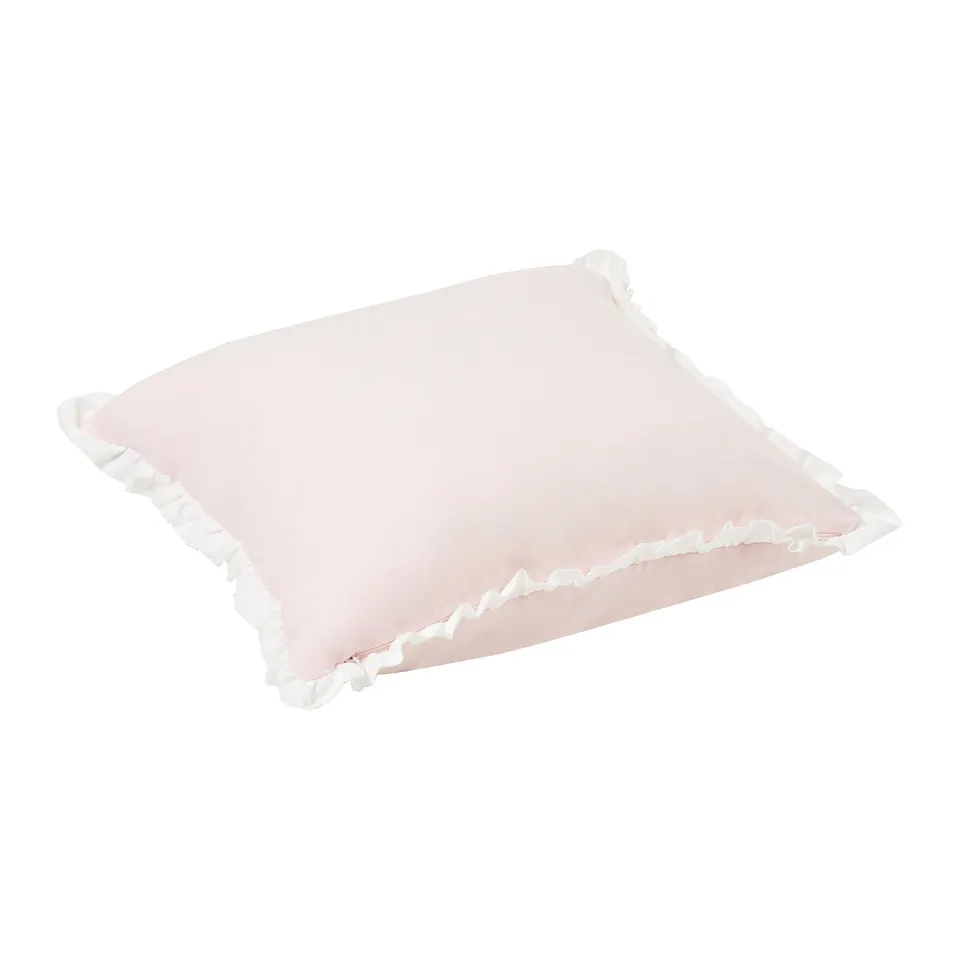 hoppekids-winter-wonderland-kissen-50x50-cm-rosa-mit-r-schen image 1
