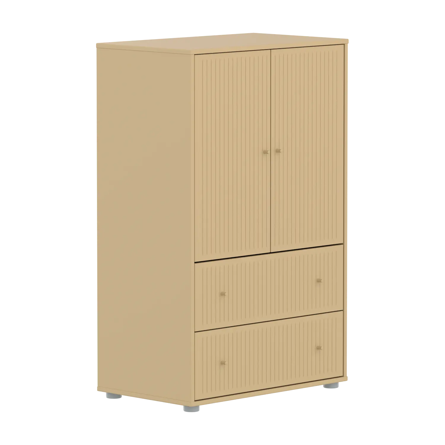 flexa-saga-schrank-2-t-ren-und-2-schubladen-mit-rillen-oat image 3