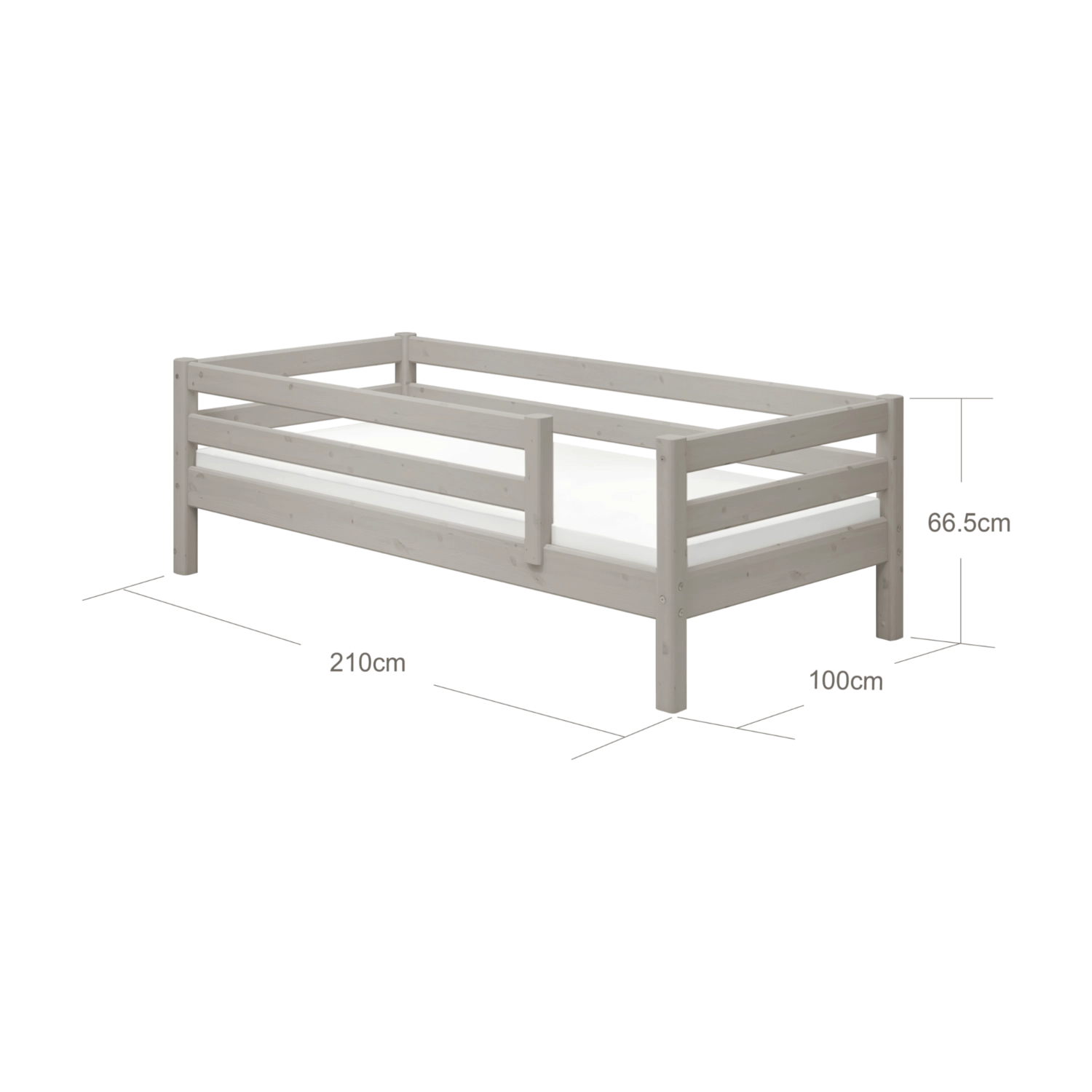 flexa-classic-einzelbett-mit-absturzsicherung-90x200-cm-grau-2 image 8