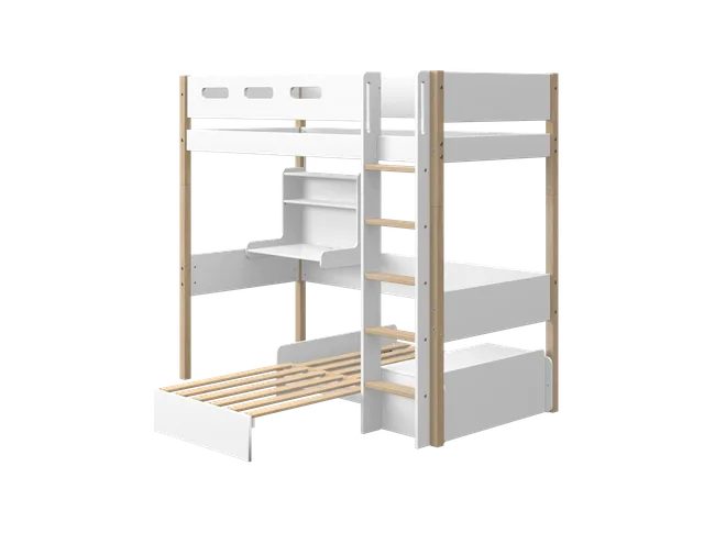 flexa-nor-casa-hochbett-184-cm-mit-sofa-schreibtisch-leiter-und-absturzsicherung image 1