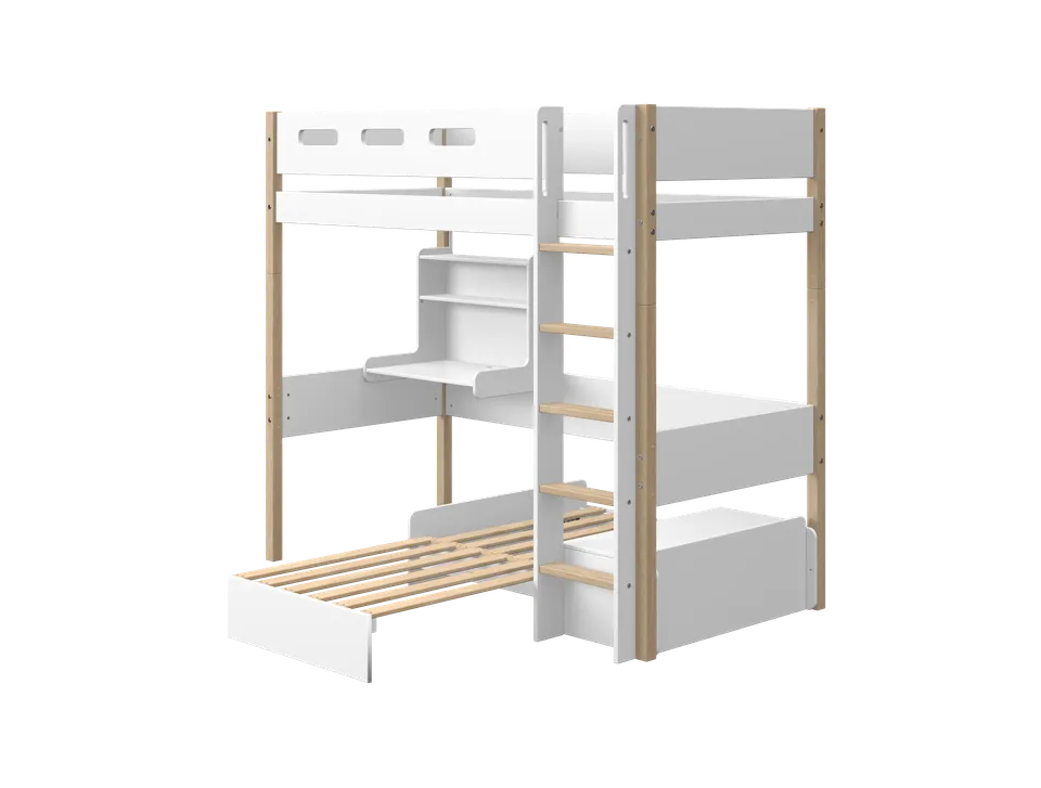 flexa-nor-casa-hochbett-184-cm-mit-sofa-schreibtisch-leiter-und-absturzsicherung image 1