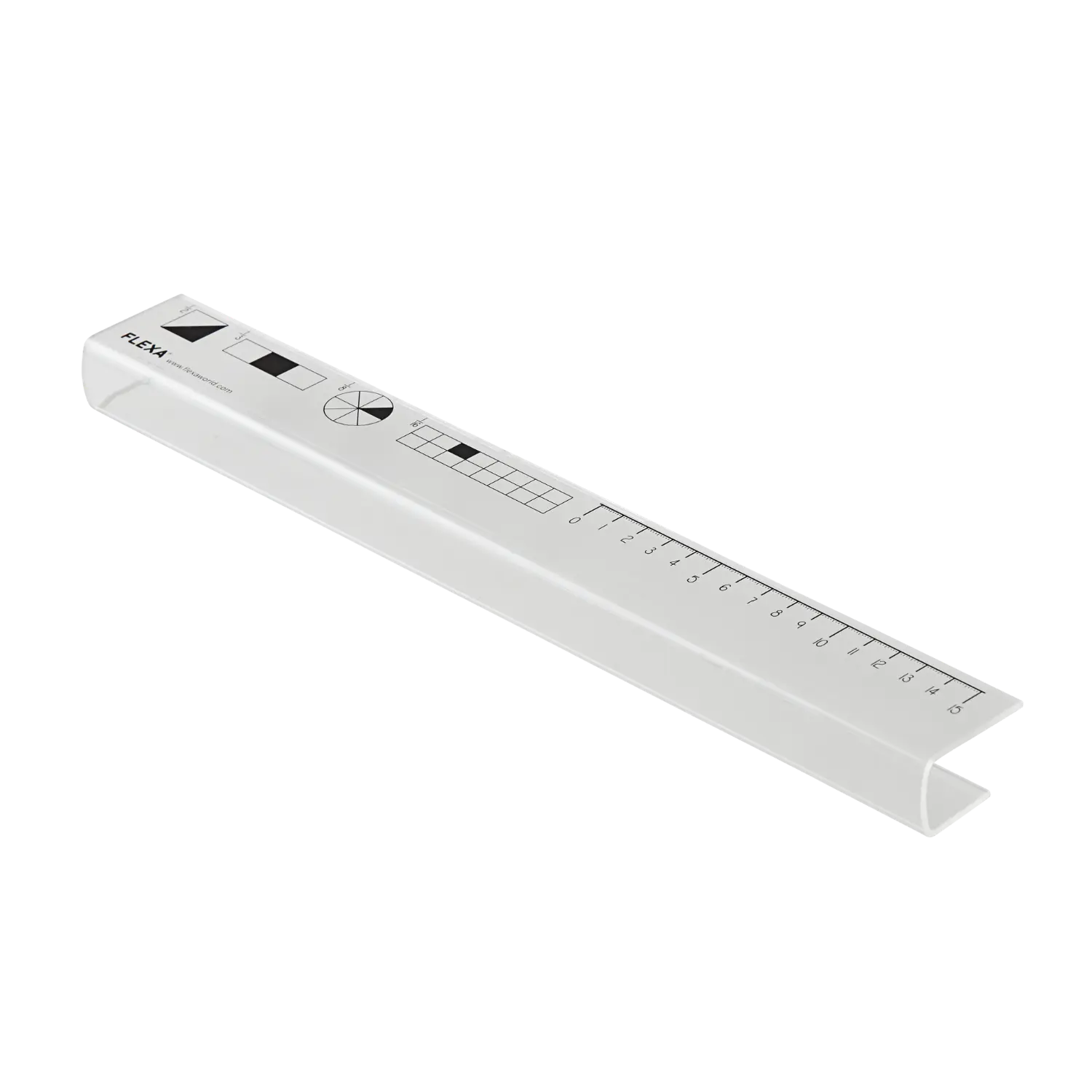 flexa-schreibtischstopper-f-r-sch-lerschreibtisch-350-mm-2-st-ck-transparent image 1