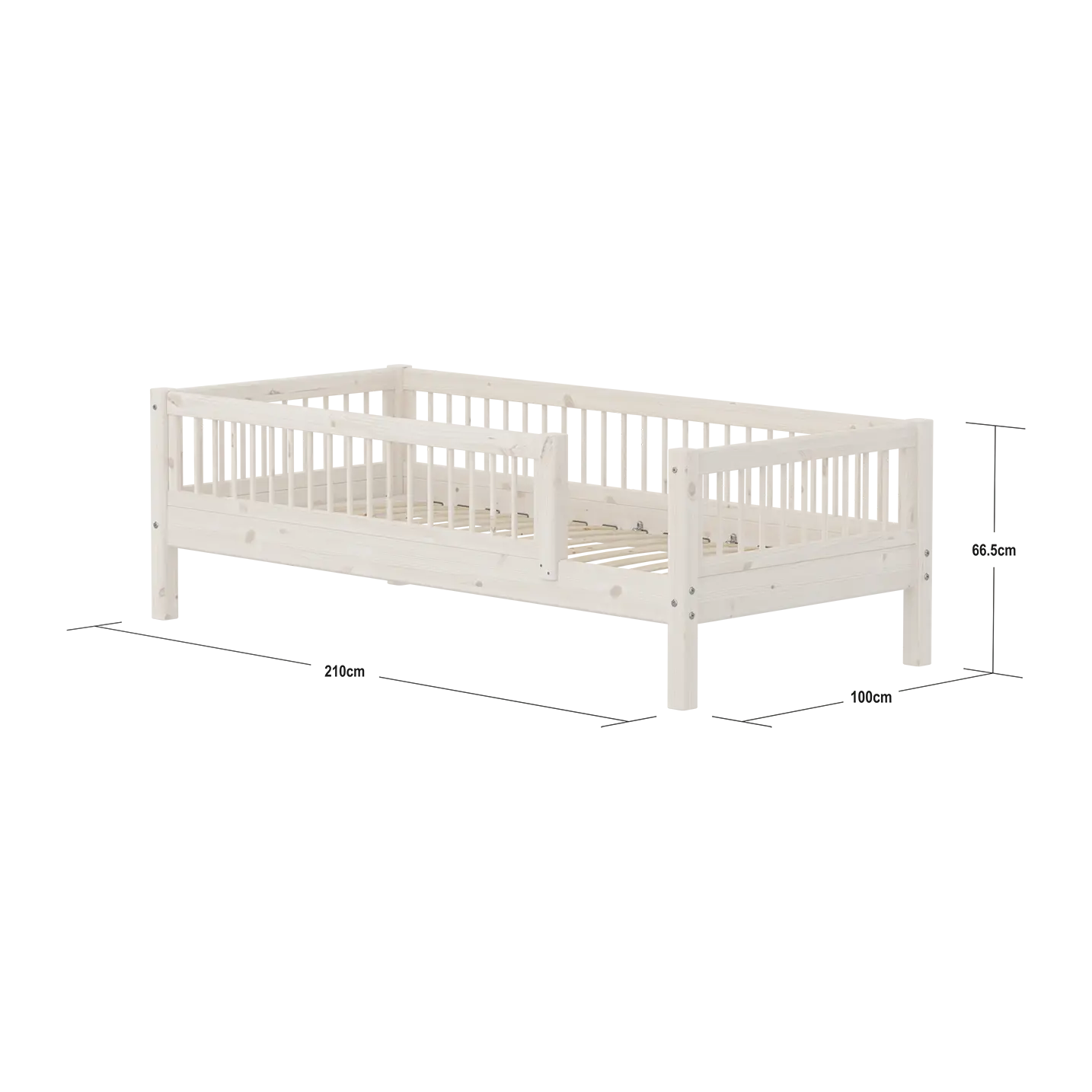flexa-classic-einzelbett-mit-absturzsicherung-90x200-cm-wei-2 image 7