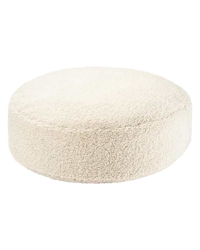 wigiwama-cream-white-ottomane-rund-teddy image 1