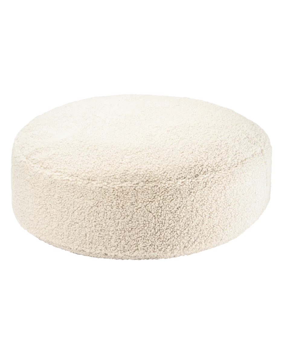 wigiwama-cream-white-ottomane-rund-teddy image 1
