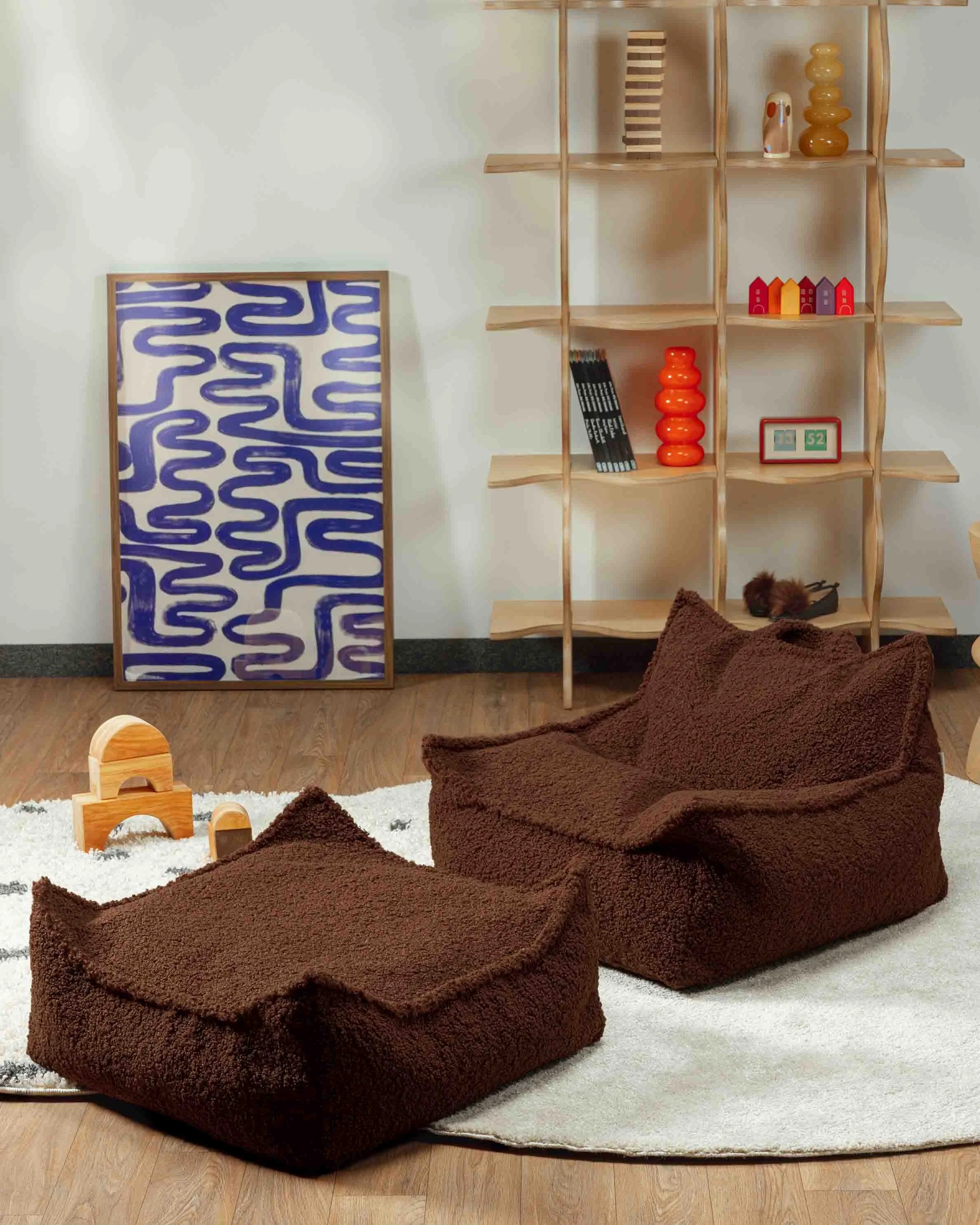 wigiwama-warm-hazel-sitzsack-ottoman-set image 4