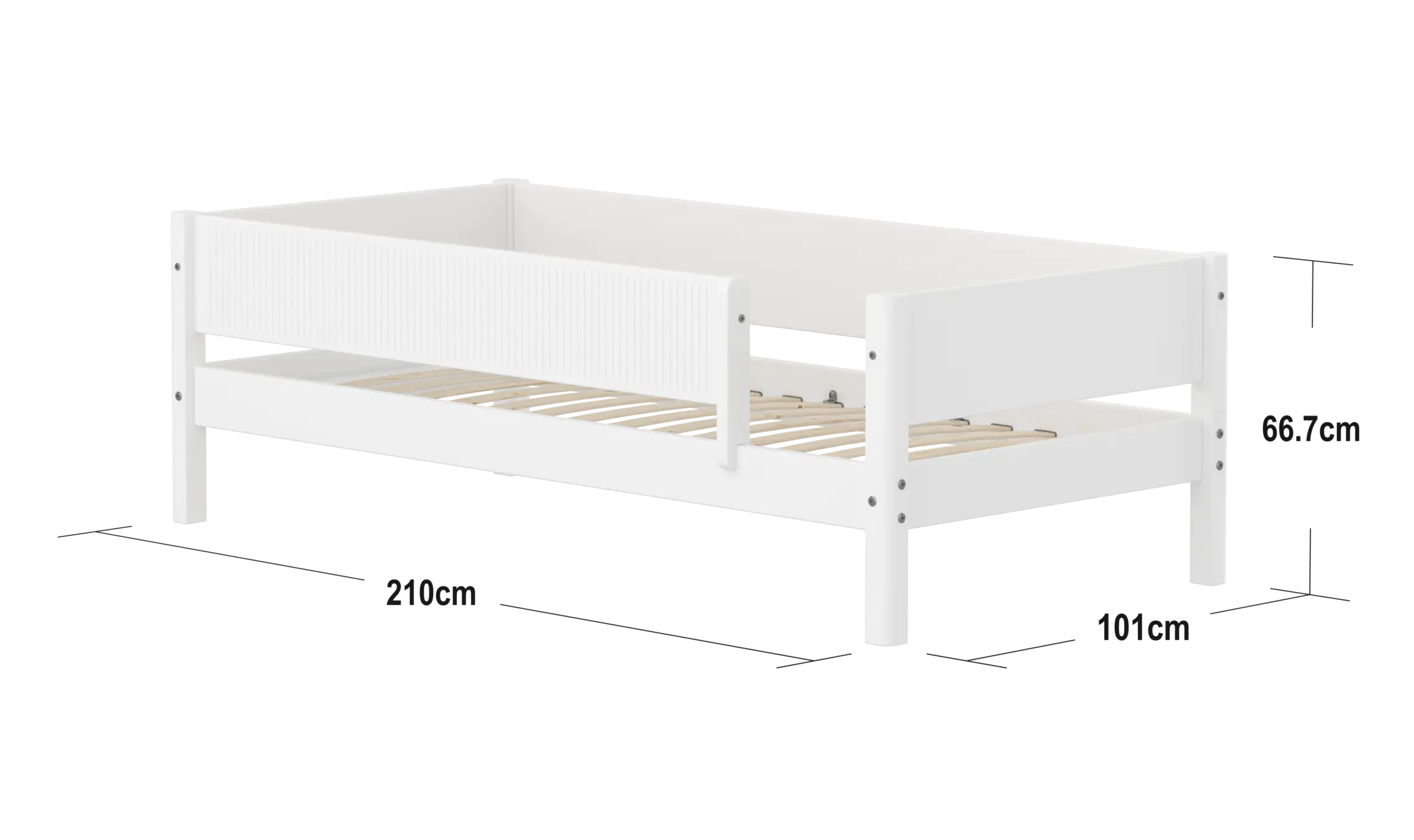 flexa-white-einzelbett-mit-absturzsicherung-90x200-cm-wei image 5