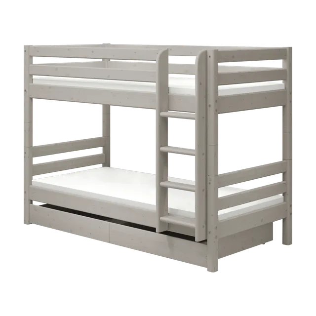 flexa-classic-etagenbett-90x200-cm-mit-schublade-leiter-und-sicherheitsgel-nder- image 1