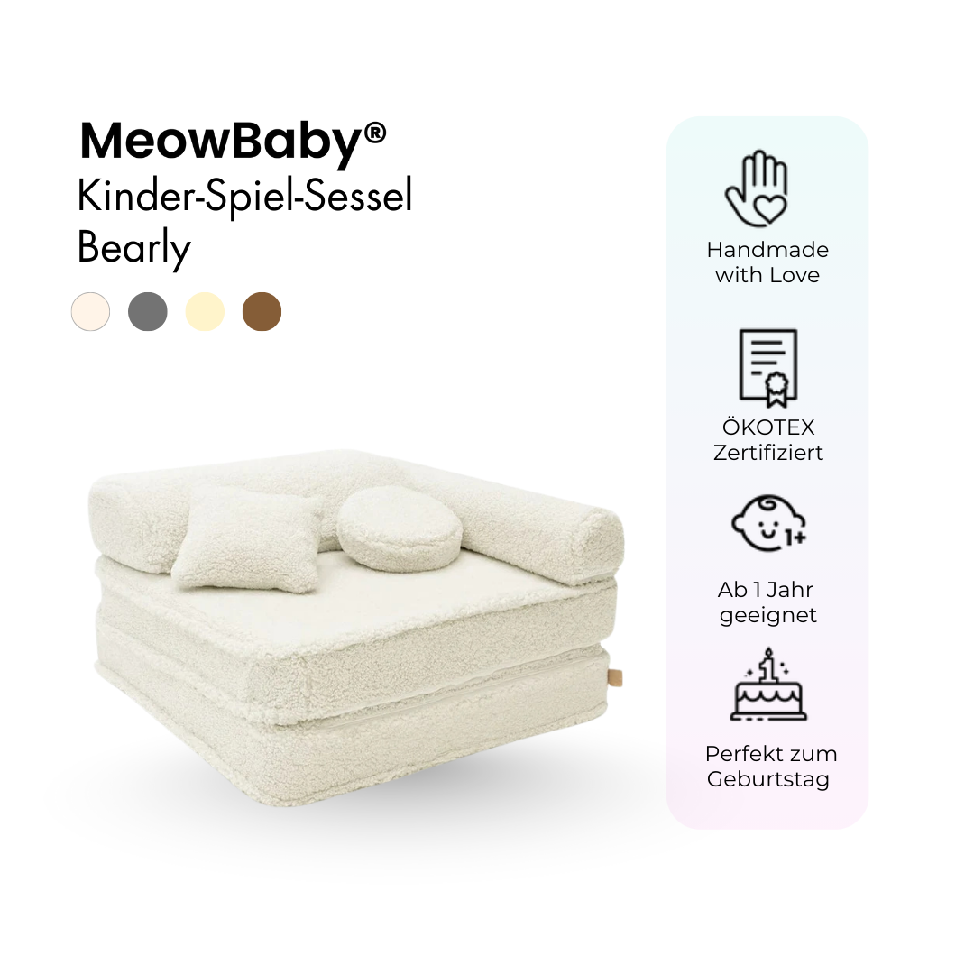 meowbaby-kindersessel-3-in-1-bearly-soft-teddy-edition-faltbare-kindercouch-spie image 2
